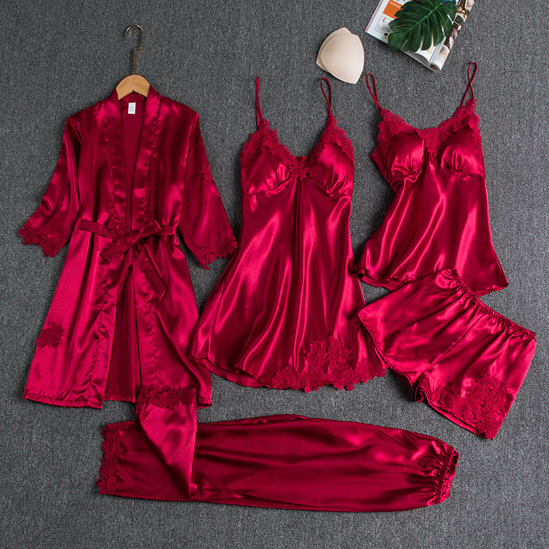 Helene | Conjunto de pijama de 5 piezas
