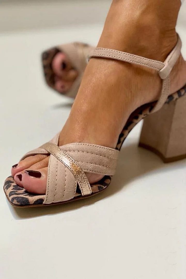Lorrie | Sandalias de tacón con banda cruzada para Mujer