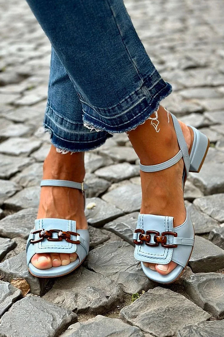 Azzurra | Sandalias Elegancia Costera para Mujer