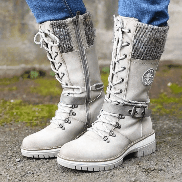 FrostLuxe™ - Botas impermeables con cordones
