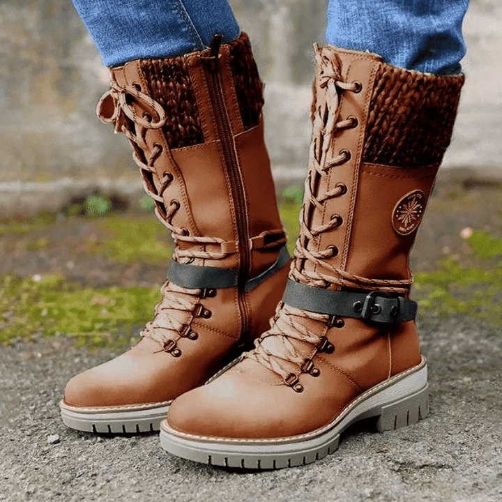 FrostLuxe™ - Botas impermeables con cordones