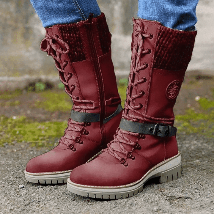 FrostLuxe™ - Botas impermeables con cordones