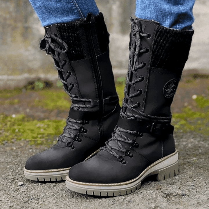 FrostLuxe™ - Botas impermeables con cordones