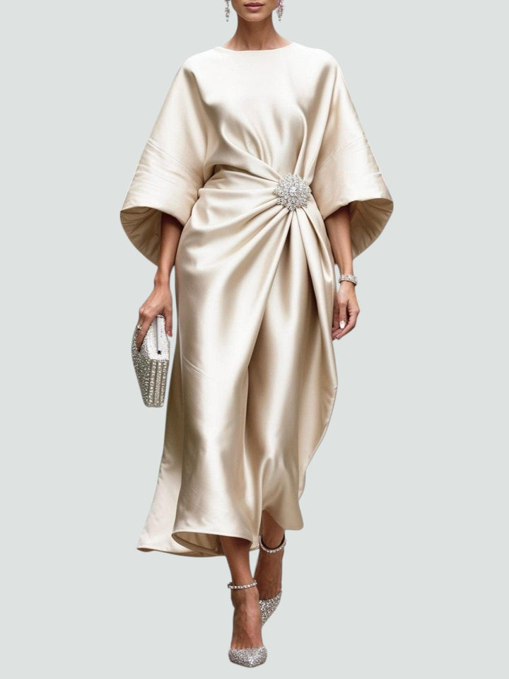 Albertine – Elegante vestido largo de satén para Mujer