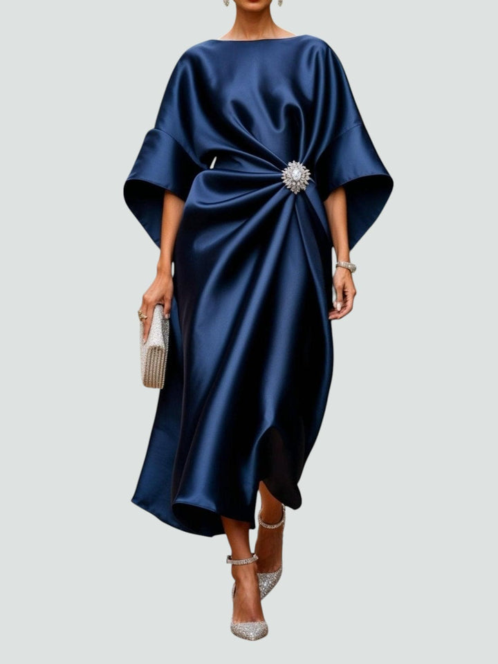 Albertine – Elegante vestido largo de satén para Mujer