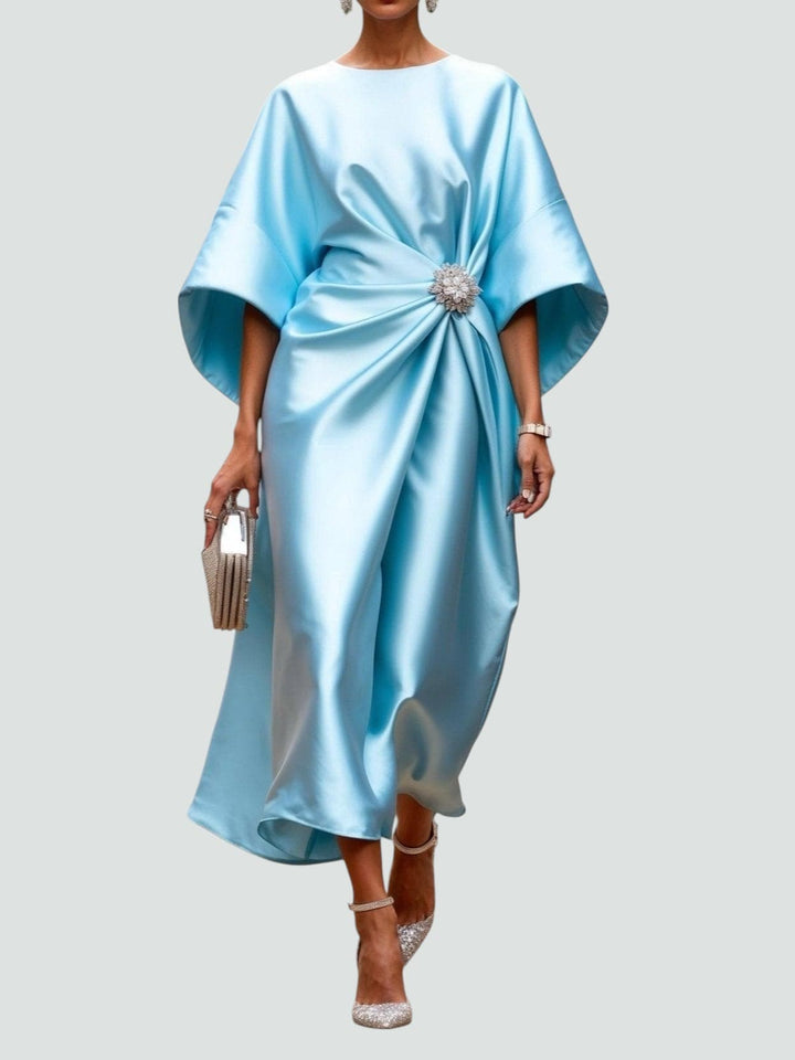 Albertine – Elegante vestido largo de satén para Mujer