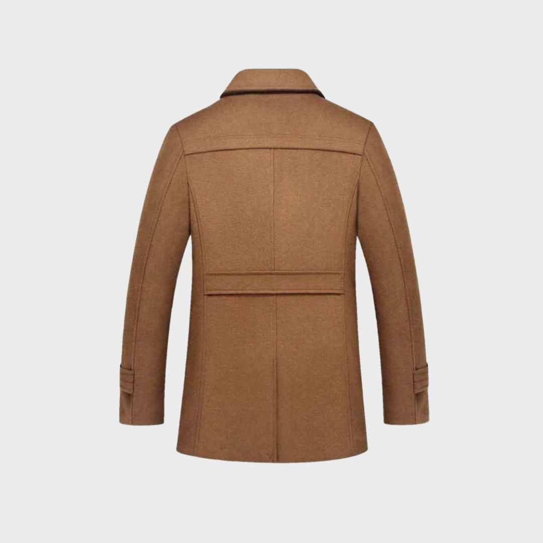 Andrzej | Abrigo clásico de lana tipo peacoat