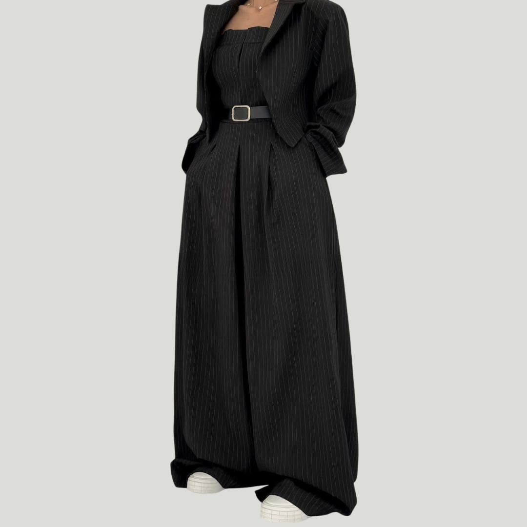 Julia | Conjunto Mujer Bustier + Chaqueta – Estilo Elegante y de Tendencia