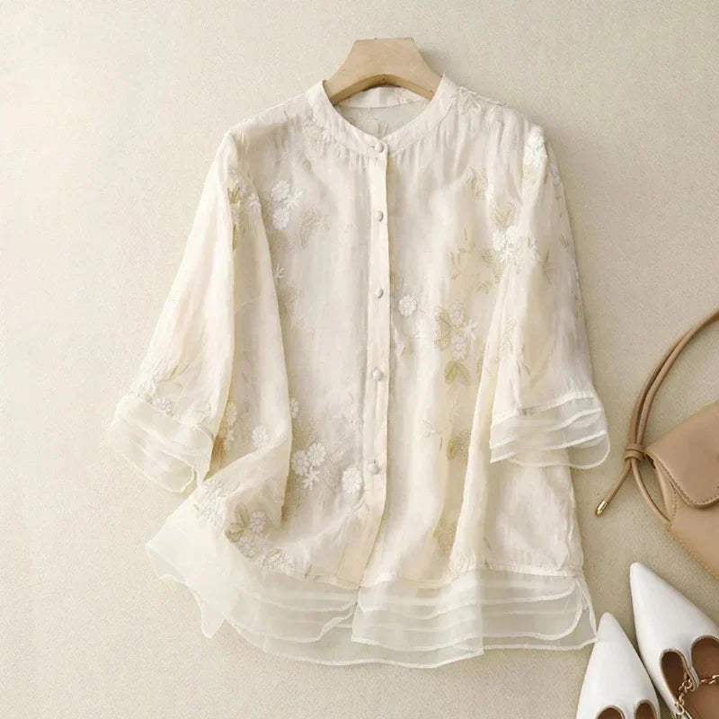 Maria - Blusa Bordada