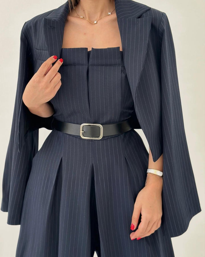 Julia | Conjunto Mujer Bustier + Chaqueta – Estilo Elegante y de Tendencia