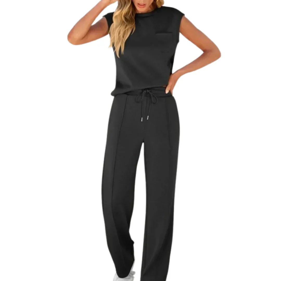 KAIYA™ – Conjunto Casual de Verano Suave de Mujer