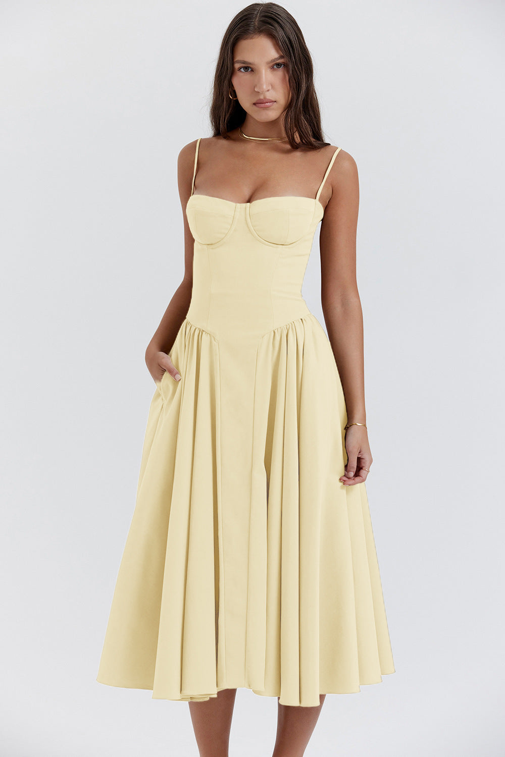 Kiki | Vestido midi retro