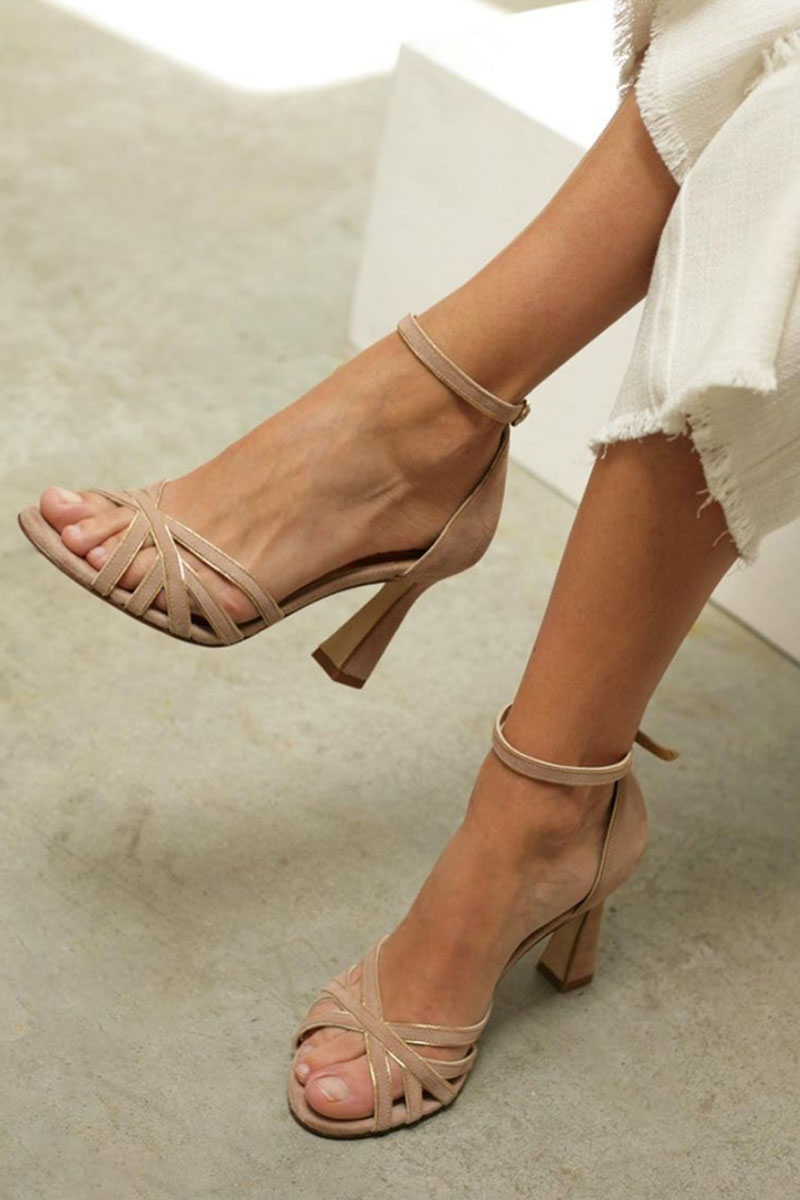 Monica - Tacones de patchwork para Mujer