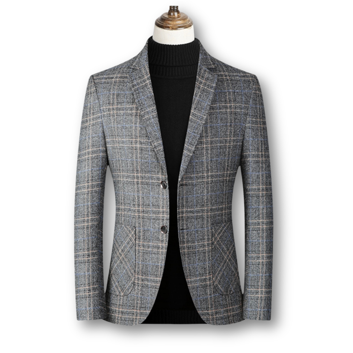 Domenico | Blazer Elegante en Tejido Escocés