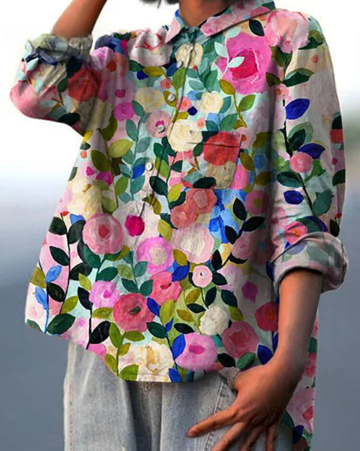 MARIA™ - BLUSA CON ESTAMPADO FLORAL
