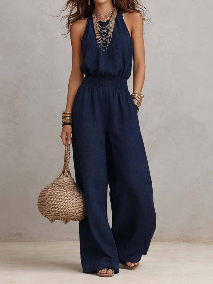 Valeria | Mono Elegante con Halter para Mujer