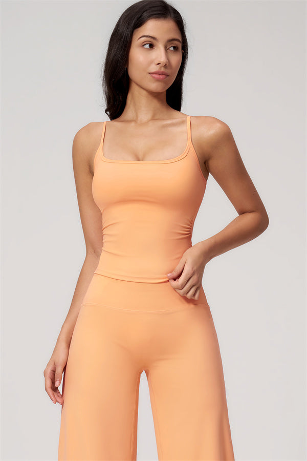 Nexus - El Conjunto de Top de Tirantes y Pantalones Cortos de Pierna Ancha para Mujer