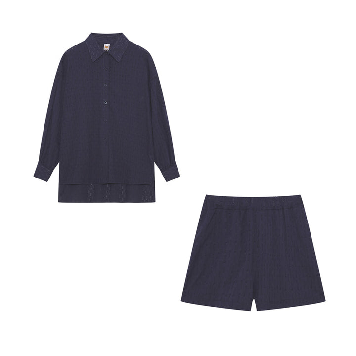 Maud | Conjunto elegante de camisa y pantalones cortos