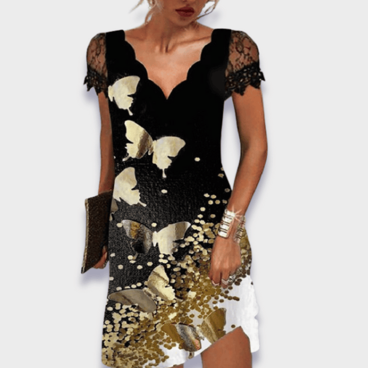 Vittoria | Vestido elegante en material de primera calidad