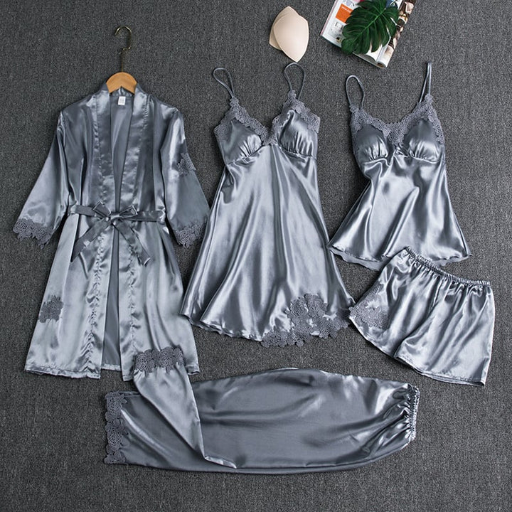Helene | Conjunto de pijama de 5 piezas