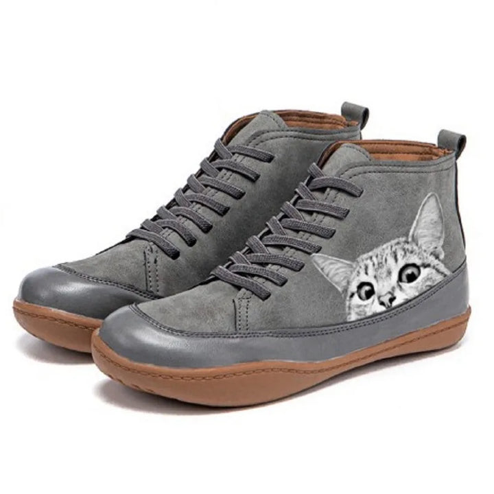 Fenna -  Botines para amantes de los gatos