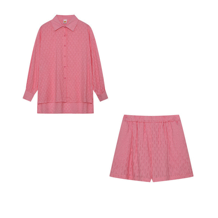 Maud | Conjunto elegante de camisa y pantalones cortos