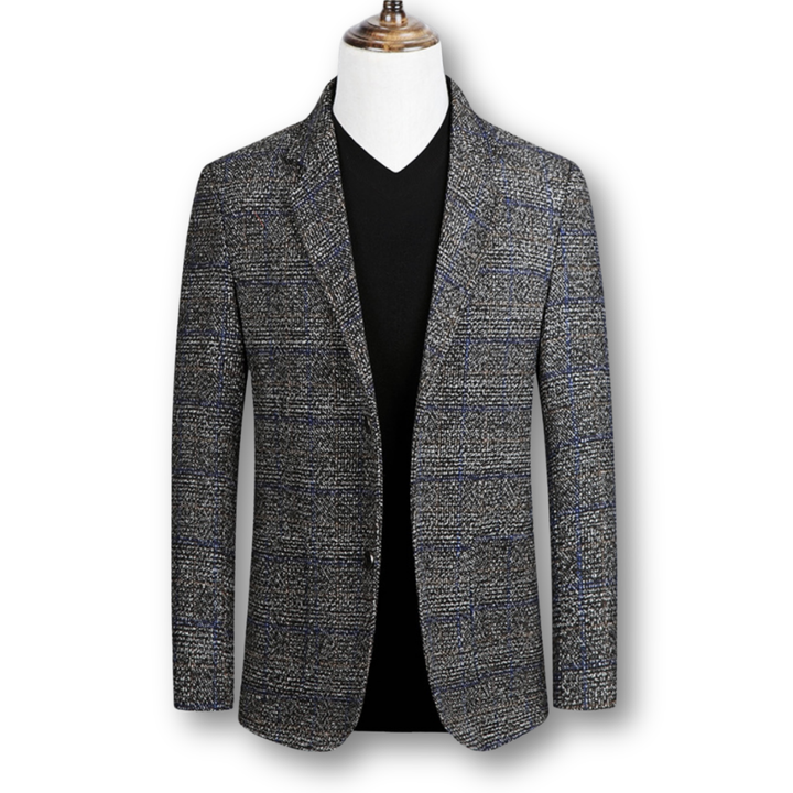 Domenico | Blazer Elegante en Tejido Escocés