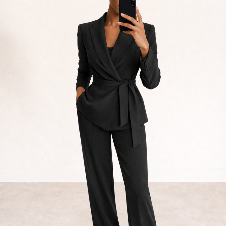 NIKA | TRAJE ELEGANTE DE DOS PIEZAS PARA MUJER