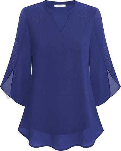 Annelyn | Blusa de capas de lujo