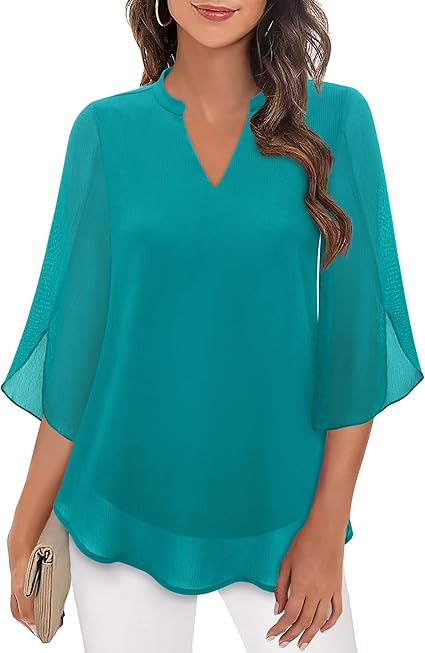 Annelyn | Blusa de capas de lujo
