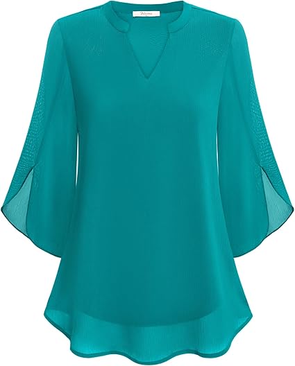 Annelyn | Blusa de capas de lujo