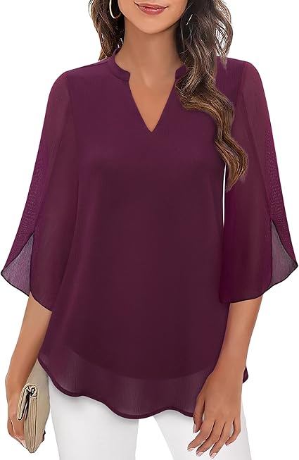 Annelyn | Blusa de capas de lujo