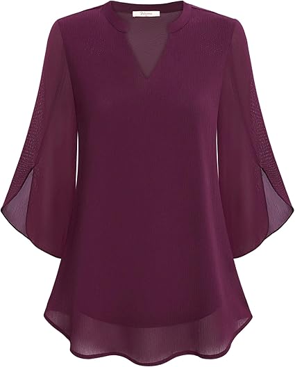 Annelyn | Blusa de capas de lujo