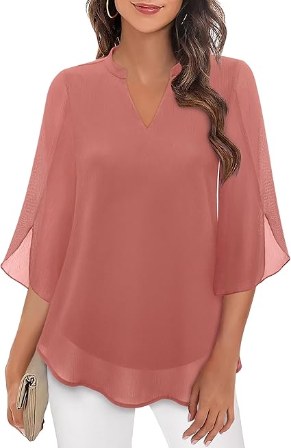 Annelyn | Blusa de capas de lujo