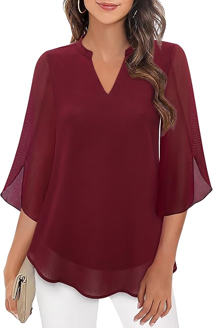 Annelyn | Blusa de capas de lujo