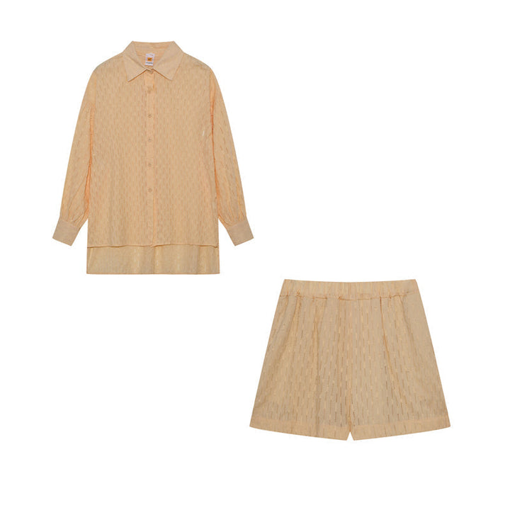 Maud | Conjunto elegante de camisa y pantalones cortos