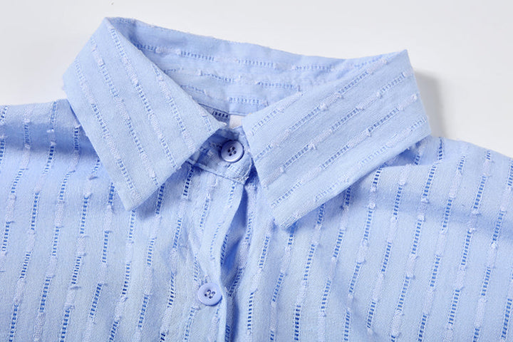 Maud | Conjunto elegante de camisa y pantalones cortos