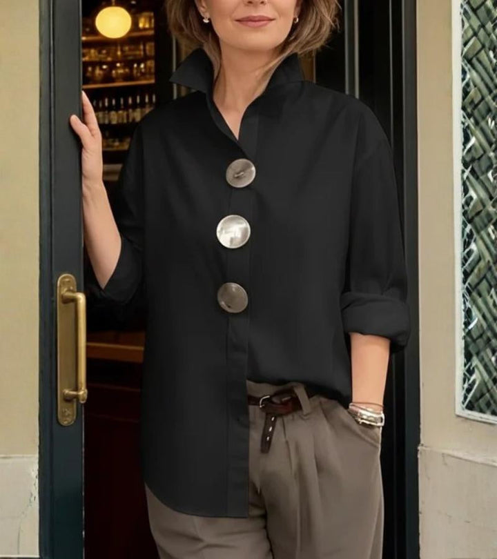 Grazia | Blusa de entretiempo con acabados refinados para Mujer