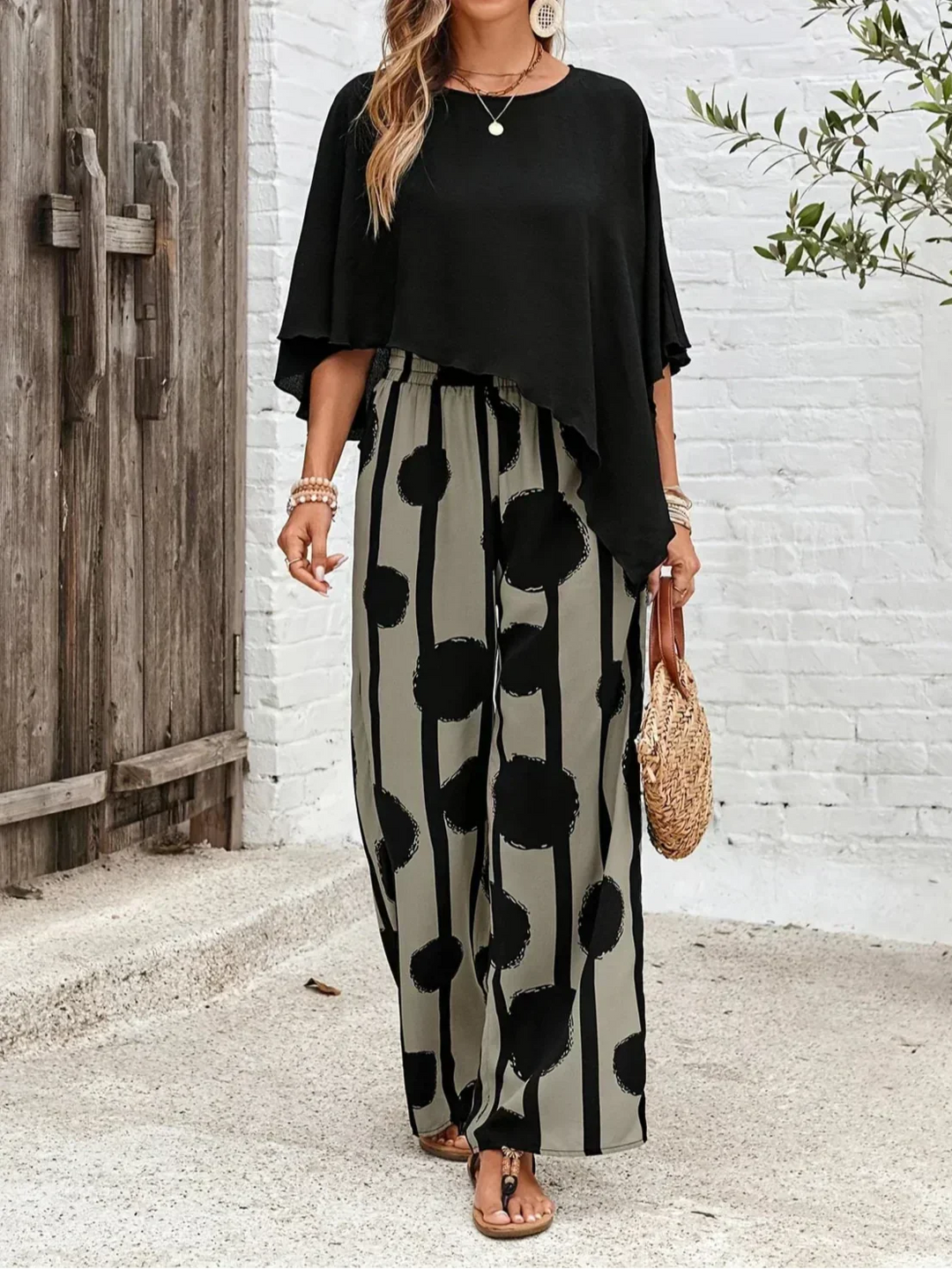 Sabria-Conjunto de Verano Casual para Mujer