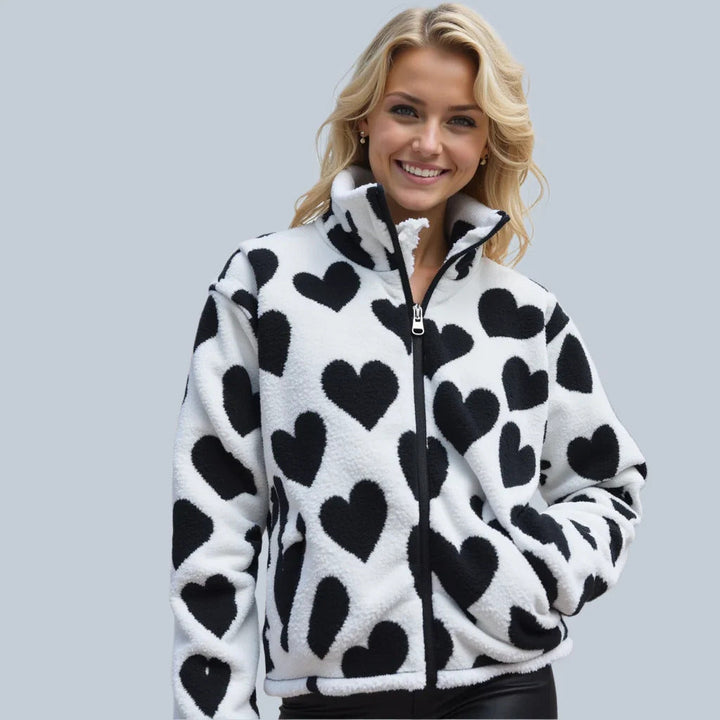 Madison | Chaqueta reversible con corazones