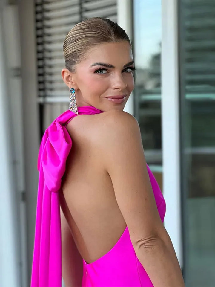 Sapphire™ atrevido vestido elegante con lazo