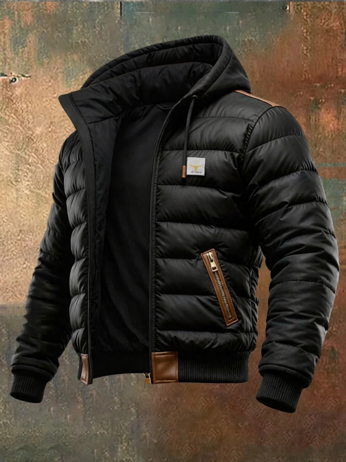 Jason | Chaqueta Acolchada Negra
