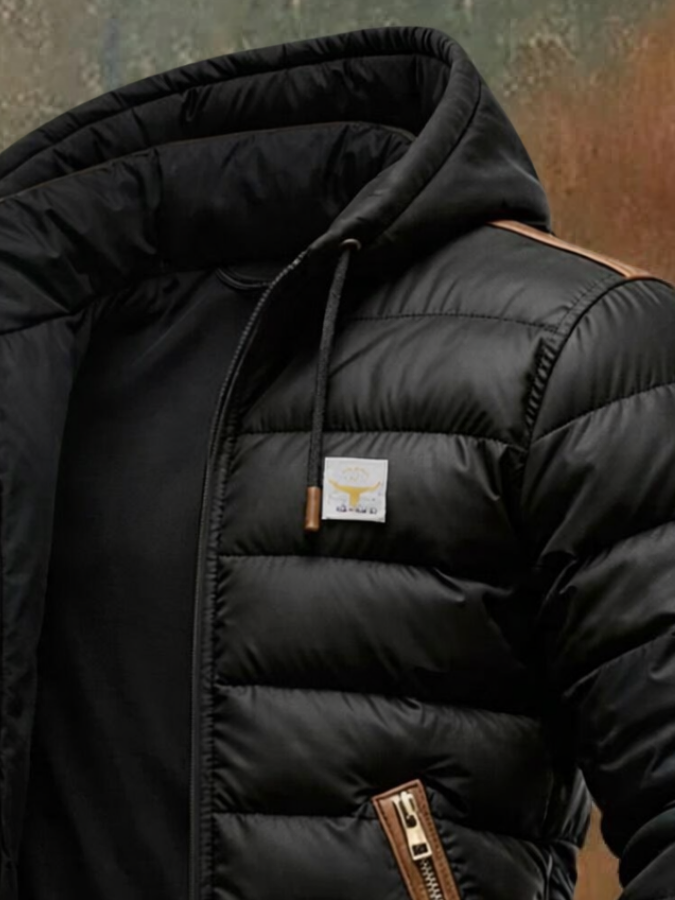Jason | Chaqueta Acolchada Negra