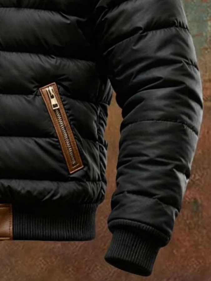 Jason | Chaqueta Acolchada Negra