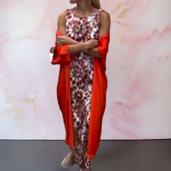 Melanie | Vestido elegante de Mujer con cárdigan