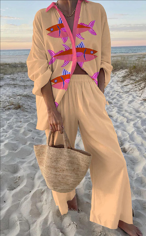 Zairine| Conjunto de mujer ligero y sofisticado para los días de verano