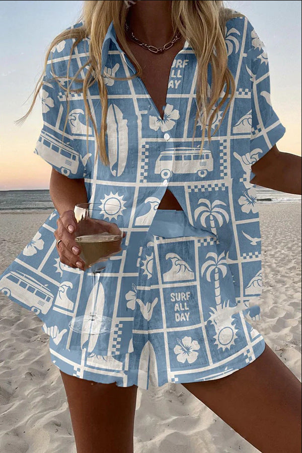 Jorelle| Conjunto corto ligero de verano