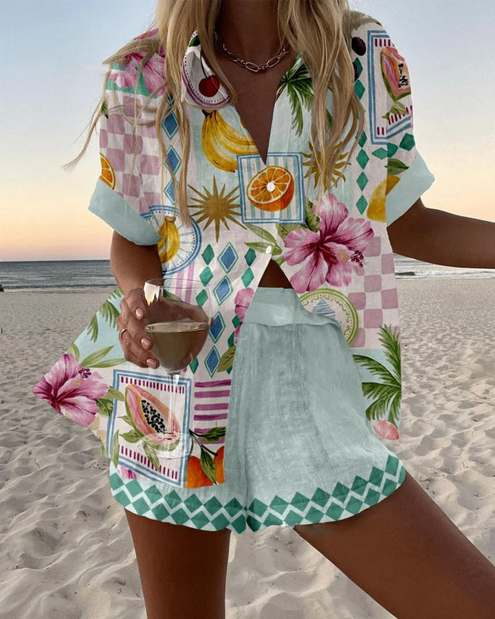 Norellia| Conjunto corto ligero y versátil para el verano