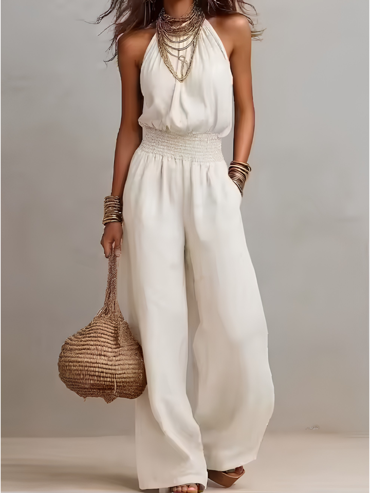 Valeria | Mono Elegante con Halter para Mujer