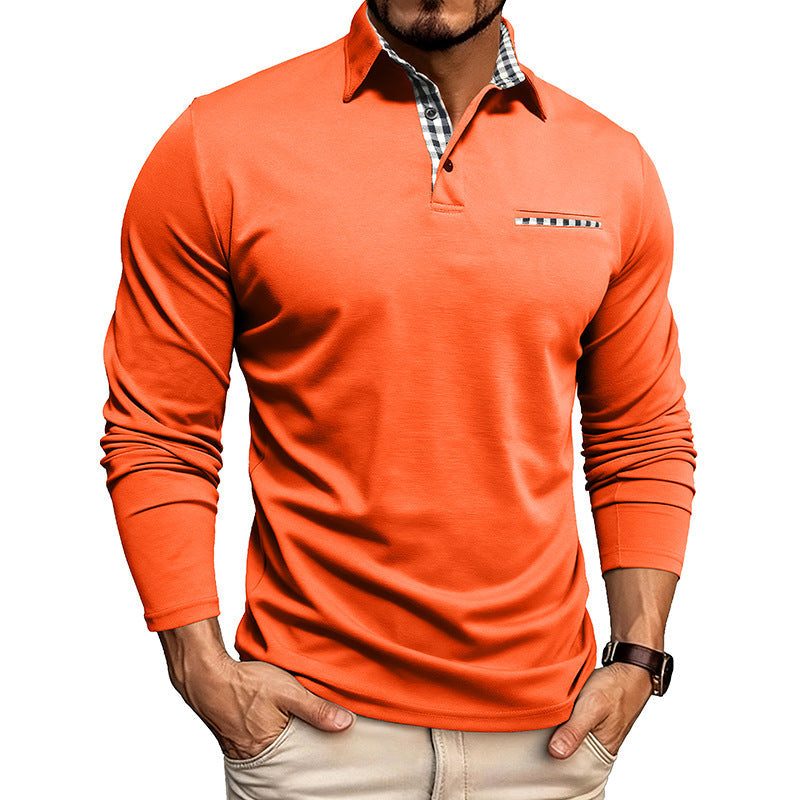 William - Polo Premium de Manga Larga para Hombre